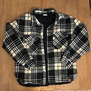 EUC Little Bipsy Plaid Shacket – Size Small